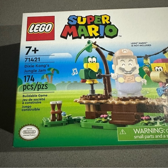 LEGO Super Mario 71421 – Donkey Kong Dixie Kong’s Jungle Jam Expansion Set – New - Picture 2 of 7